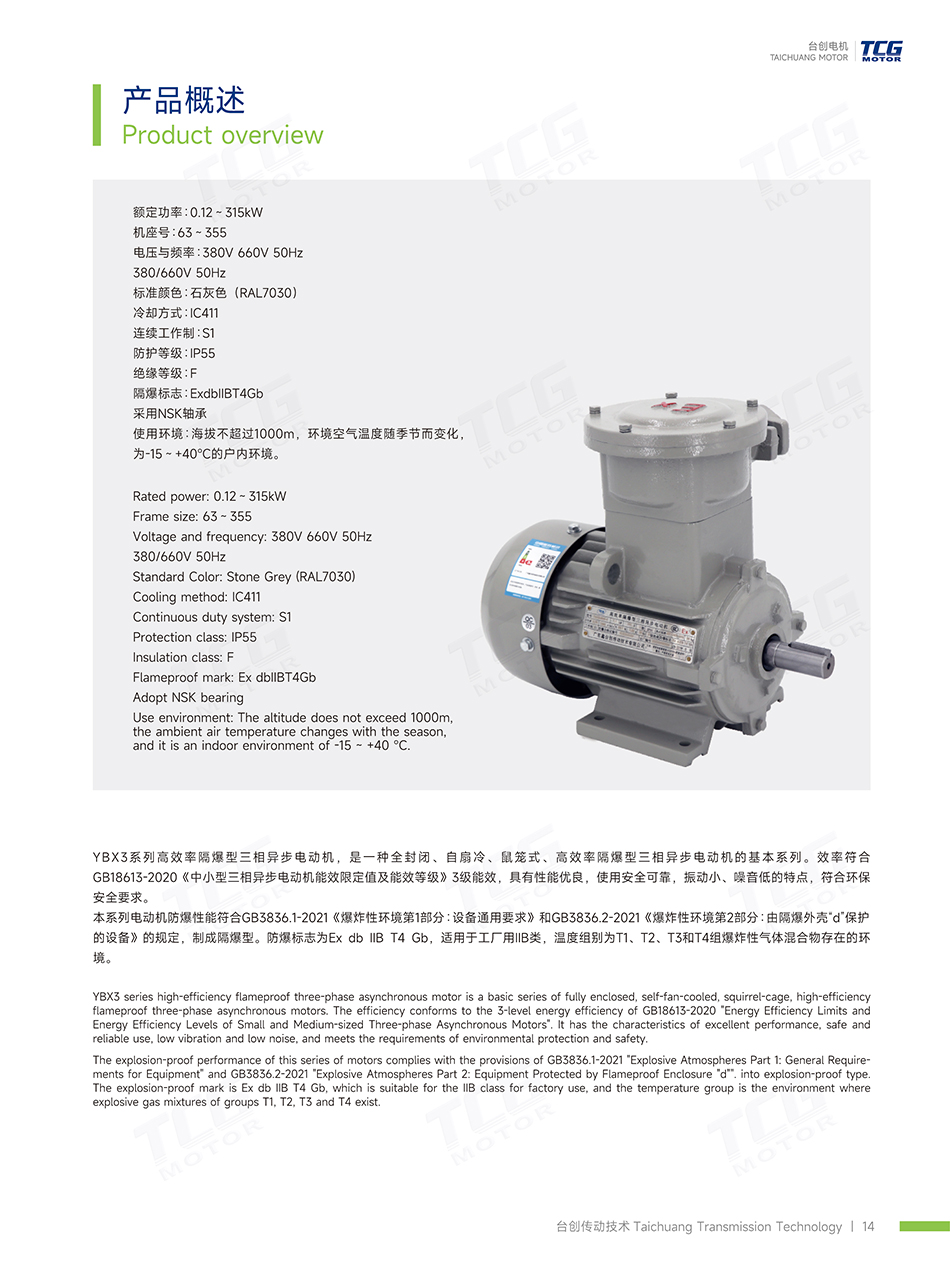 BT4防爆电机B3